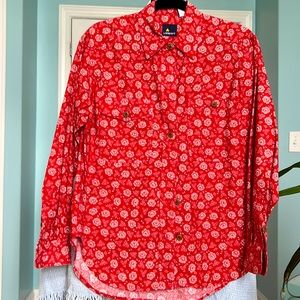 Lizsport Blouse. Small (8-10) with small white flowers. Perfect condition